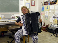 Musiklehrerin Karin Koppke