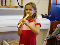 Blockflötenunterricht Kinder