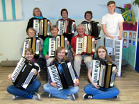Erwachsenen Ensemble Akkordeon